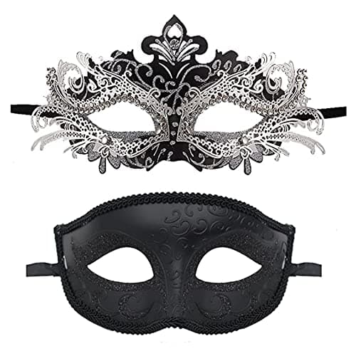 Couples Venetian Masquerade Masks for Carnivals and Halloween