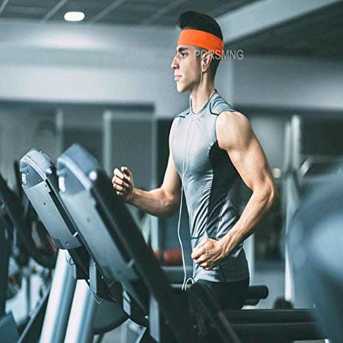 Non-Slip Yoga Workout Headbands for Women Men Girls Sweat Bands Fitness Colors