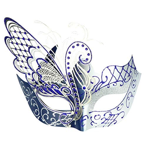 Coddsmz Mysterious Venetian Butterfly Lady Masquerade Mask for Halloween Party Evening Prom Ball