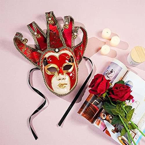 YU FENG Venetian Comedy Mask for Party and Halloween