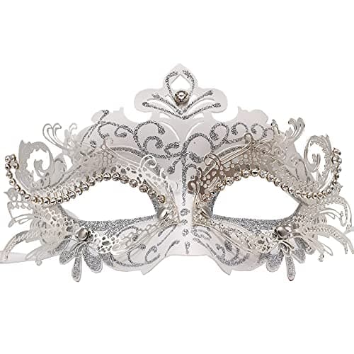 Geek-M Masquerade Metal Masks for Halloween & Mardi Gras