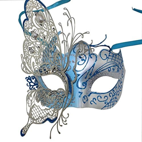 Coddsmz Mysterious Venetian Butterfly Lady Masquerade Mask for Halloween Party Evening Prom Ball