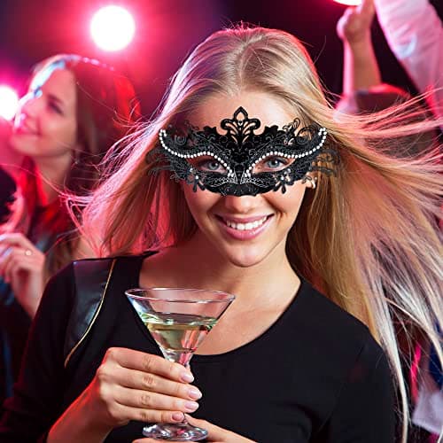 Couple Masquerade Masks for Halloween and Mardi Gras