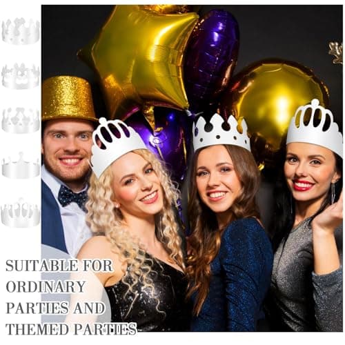 DIY Paper Crowns for Kids & Adults Party Celebration