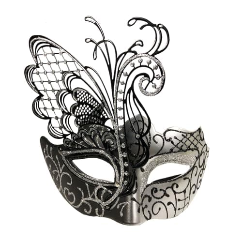 Masquerade Mask Set for Women Couples Venetian Mardi Gras Halloween