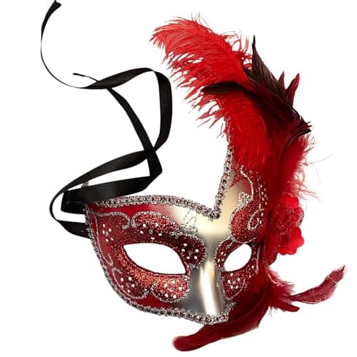 MasqStudio Brocade Lace Masquerade Mask for Mardi Gras & Parties