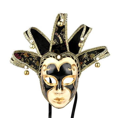 YU FENG Venetian Comedy Mask for Party and Halloween