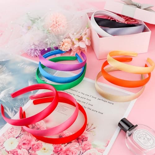 Satin Headbands for Women and Girls