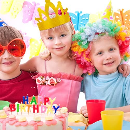 Sparkle Paper Crowns for Kids Classroom Birthday Party Supplies