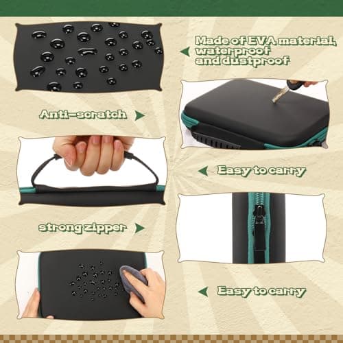 Aoriher 2 Pcs Dice Case with Handle, Large Capacity Dice Holder
