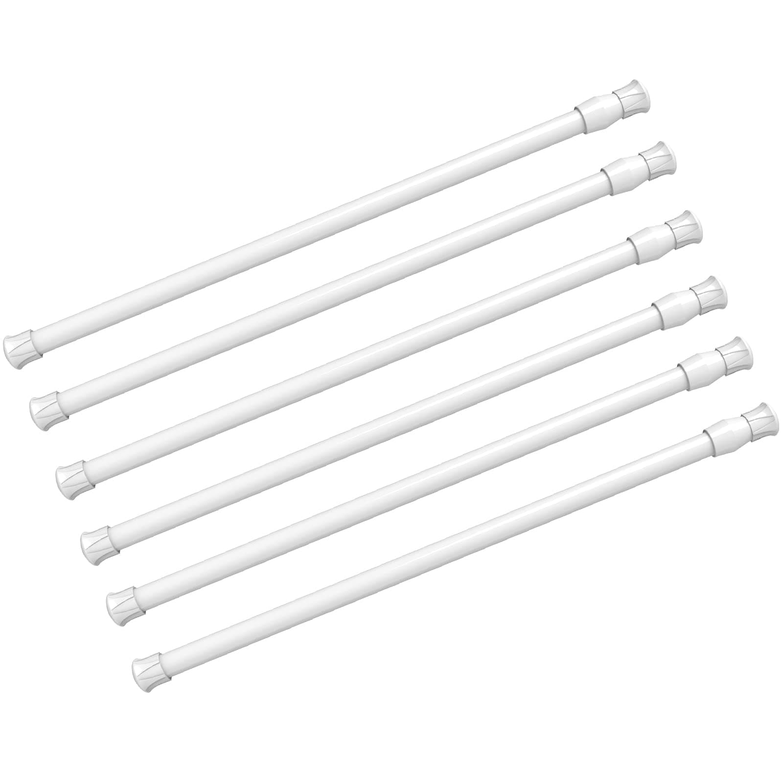 Adjustable Spring Curtain Rods for Kitchen, Bathroom, Wardrobe, and More