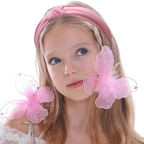 VELSCRUN Pink Colorful 12 Pack Women's Knotted Headbands, Non-Slip Elastic Boho Style Accessories