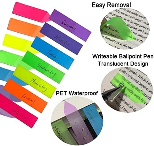 560PCS Index Tabs & Flags for Books, Pages, and Notes