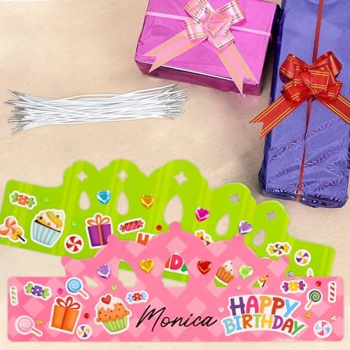 27 Pack Kids' DIY Paper Birthday Crowns for Classroom VBS