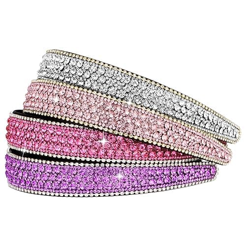 Wecoe Rhinestone Headbands for Women and Girls