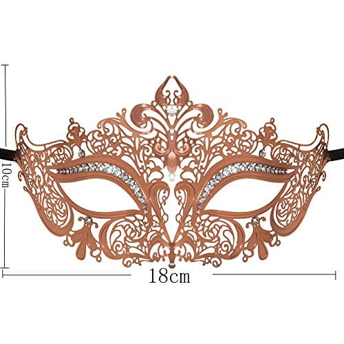 Thmyo Black Couples Venetian Masquerade Mask for Halloween Mardi Gras