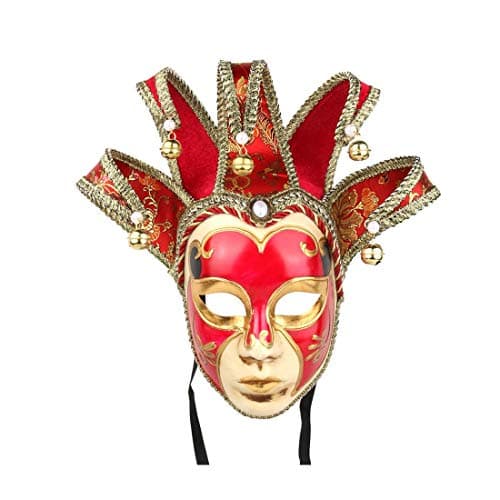 YU FENG Venetian Comedy Mask for Party and Halloween