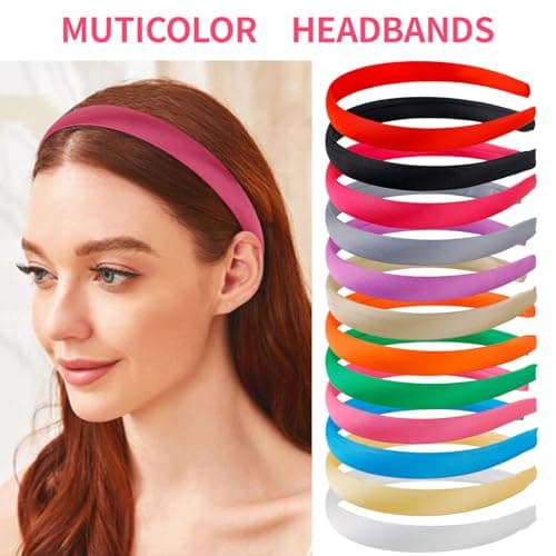 Satin Headbands for Women and Girls