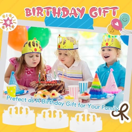 DIY Birthday Crowns for Classroom and Baby Shower