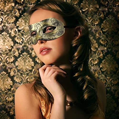 Yunsailing 30 Pieces Venetian Mardi Gras Masks for Carnival Party