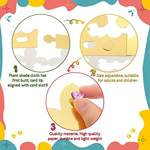 Crown Party Supplies for Kids, Girls, Boys, and Adults