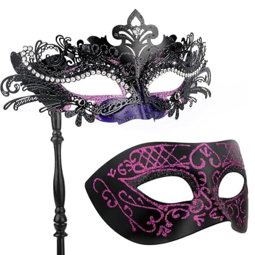 Hoshin Masquerade Mask for Women Couple Mardi Gras Decorations