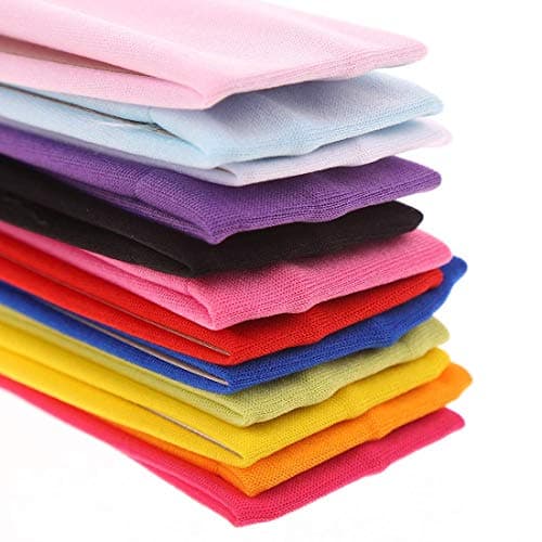 DERAYEE Women's Yoga Hair Bands, 12 Colors Soft Elastic Workout Headbands