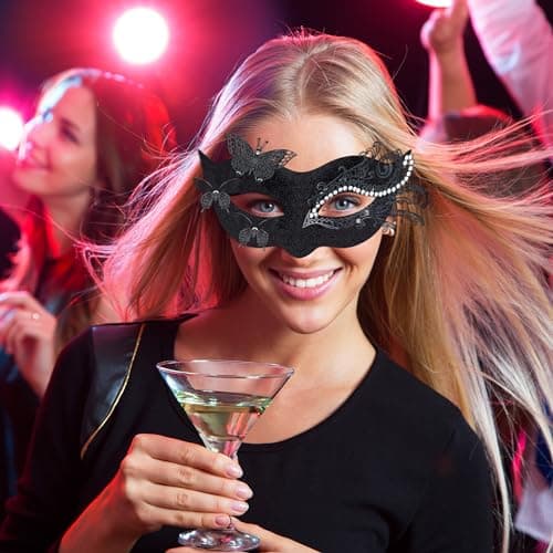Couple Metal Venetian Masquerade Masks