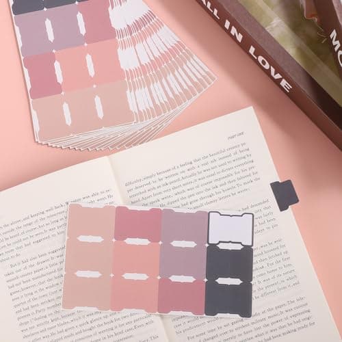 Blank Sunset 240 Piece Self-Adhesive Index Tabs for Labeling