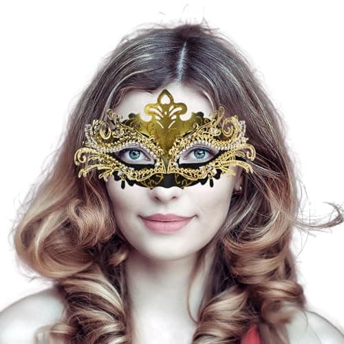 Pretishows Couple Venetian Masquerade Mask Set