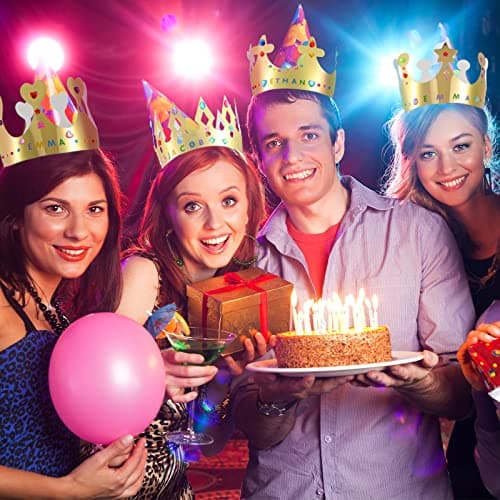 Princess and Prince Crown Hats for Kids Birthday Party