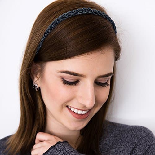 MTLEE Sparkly Crystal Beaded Headbands for Women (Classic Colors)
