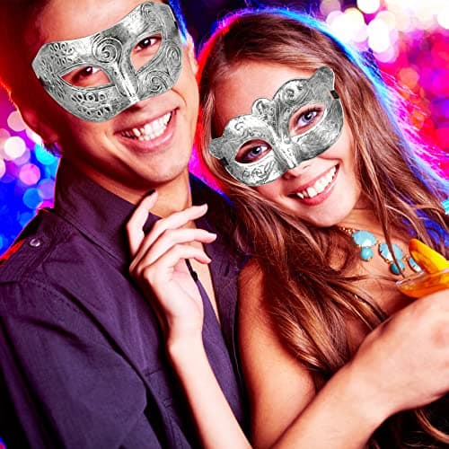 FEQO 64 Piece Vintage Venetian Masks for Women Men