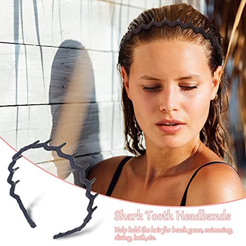 Sassy Shark Tooth Zigzag Headbands for Women