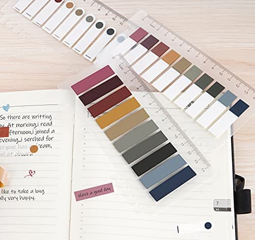 1200pcs Colorful Macaron Writeable Book Tabs for Files & Notebooks
