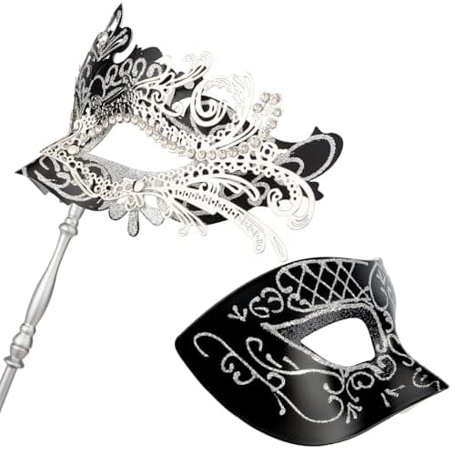 Hoshin Masquerade Mask for Women Couple Mardi Gras Decorations