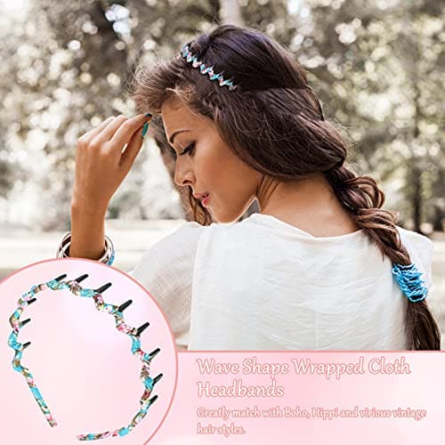 Sassy Shark Tooth Zigzag Headbands for Women
