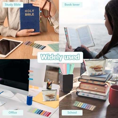 Pastel Style Book Annotation Kit 1800 Tabs, 12 Aesthetic Highlighters Morandi Colors School Office