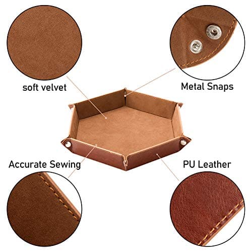 SHYVIA Metal Dice Tray for RPG & DND Table Games
