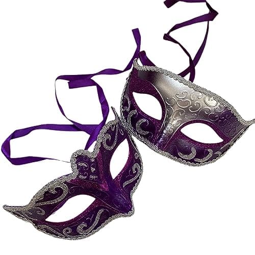 MasqStudio Couples Masquerade Ball Mask for Cosplay & Mardi Gras Prom