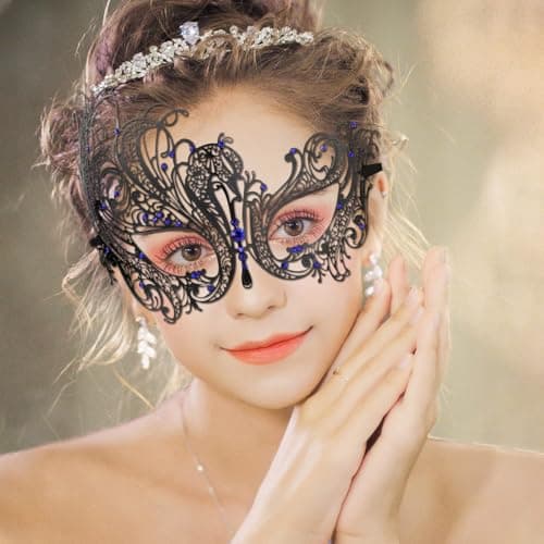 Couples Masquerade Mask Set for Holidays & Parties