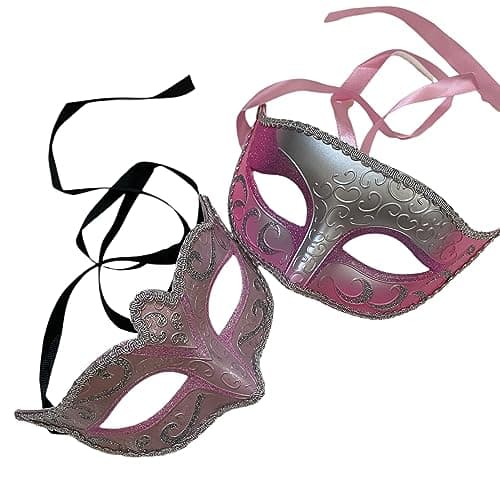 MasqStudio Couples Masquerade Ball Mask for Cosplay & Mardi Gras Prom