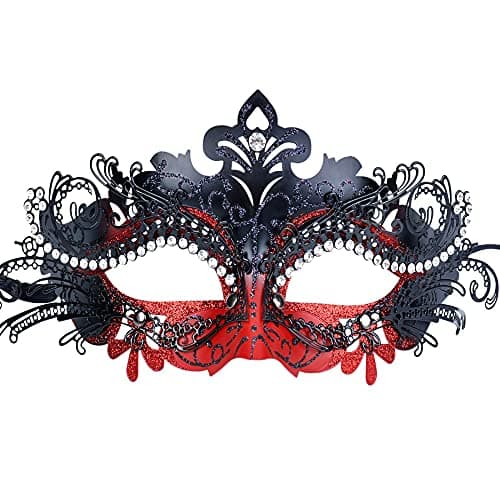 Geek-M Masquerade Metal Masks for Halloween & Mardi Gras
