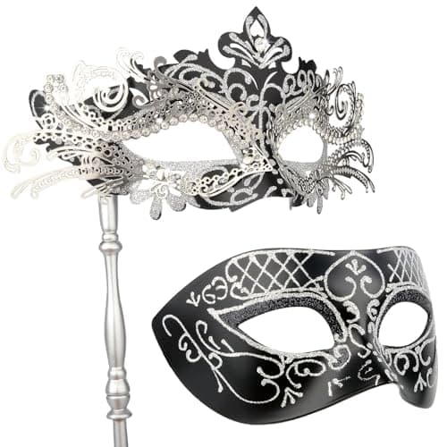 Hoshin Masquerade Mask for Women Couple Mardi Gras Decorations
