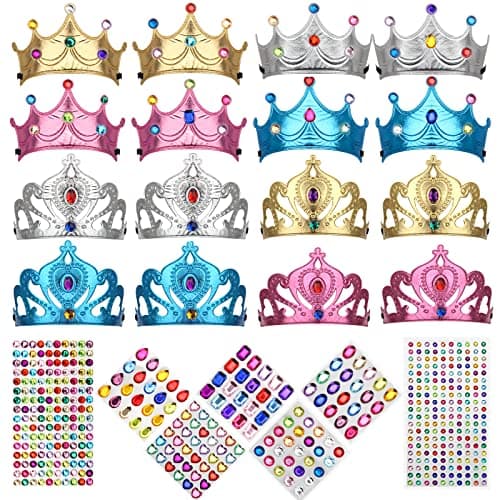 Foam Princess Crowns and Tiaras for Birthday Party Favors