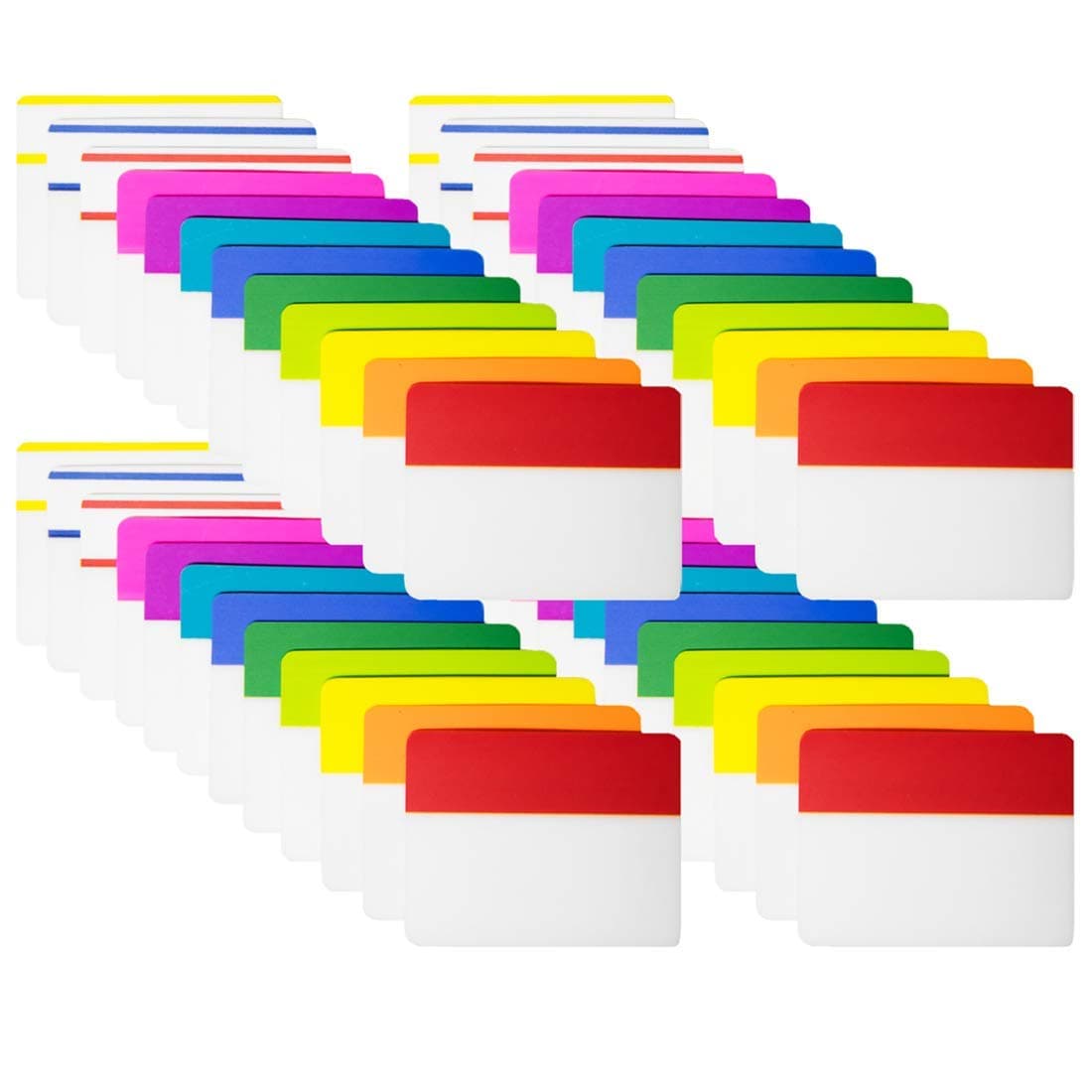 KICNIC 960-Piece 2" Colored Sticky Tabs for Binders, Books & Notebooks