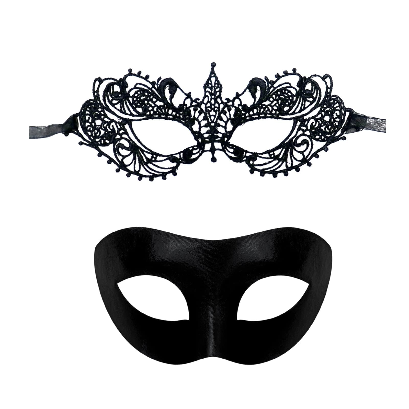 Erythem Couples Venetian Masquerade Mask Set - Halloween & Mardi Gras