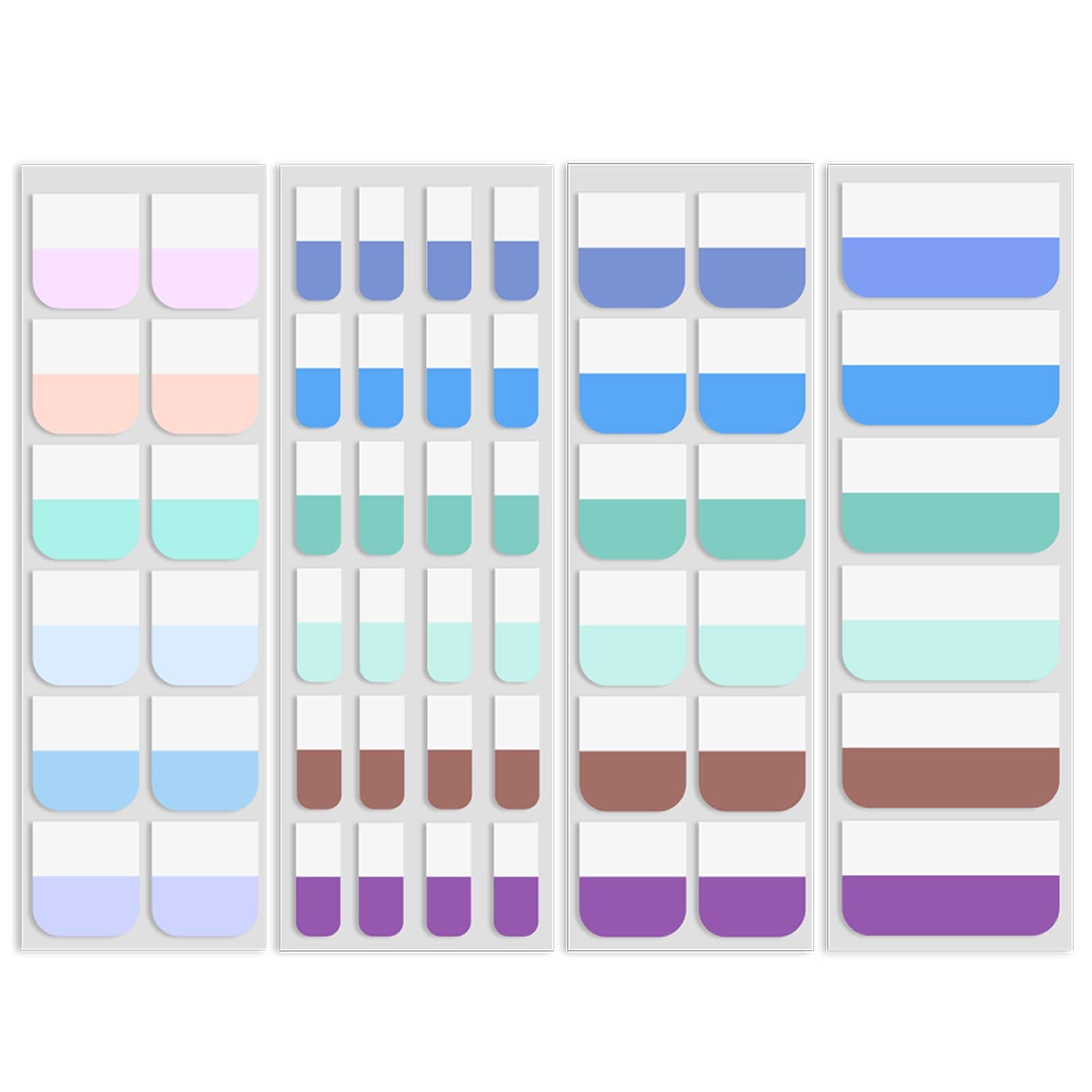Joyberg 660P Reusable Colorful Tabs for Notebooks and Binders