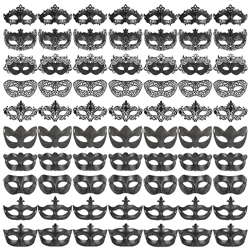 Vintage Masquerade Masks for Women and Men