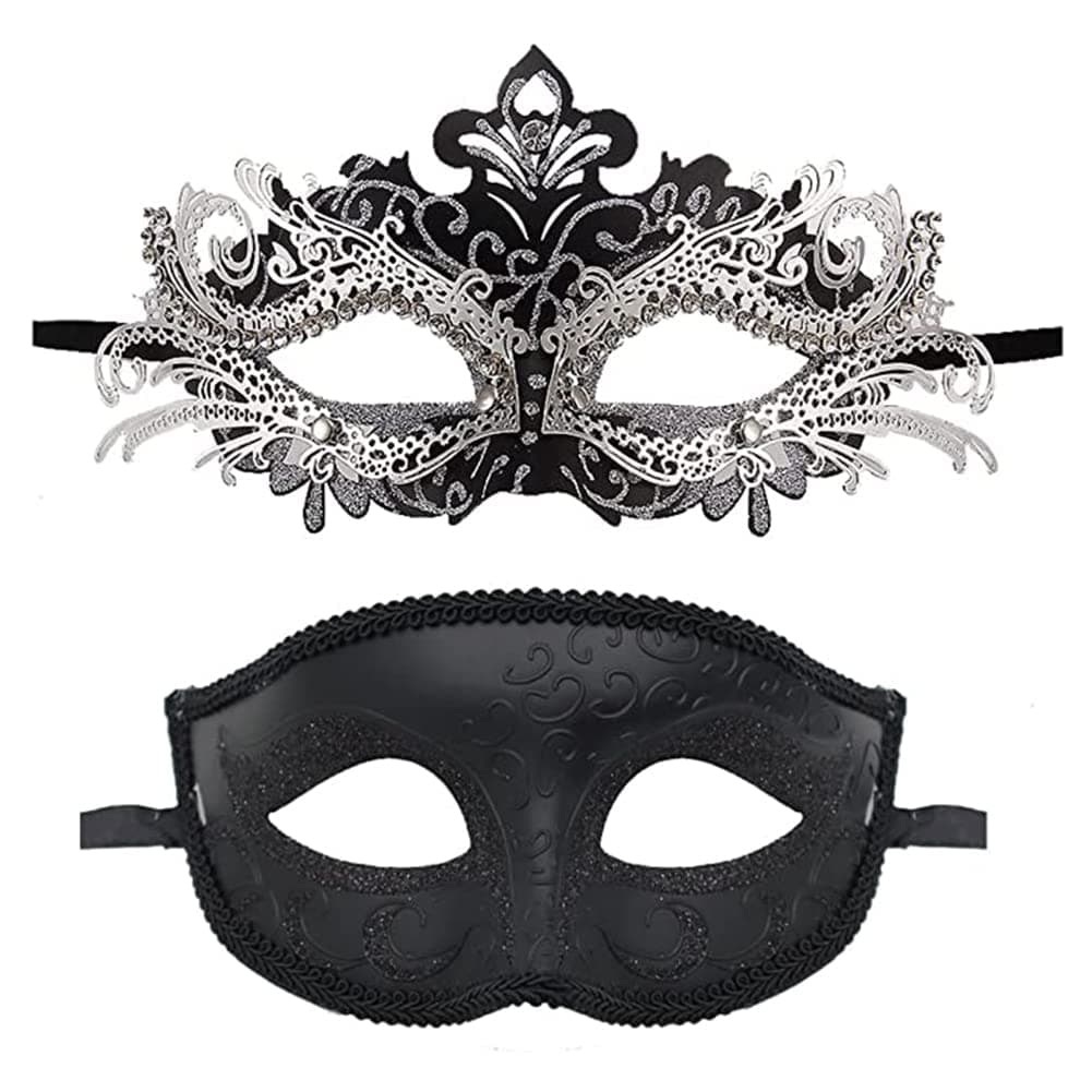 Couples Venetian Masquerade Masks for Carnivals and Halloween